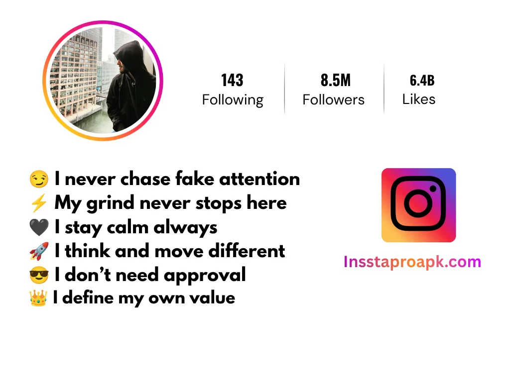 Instagram Bio For boys